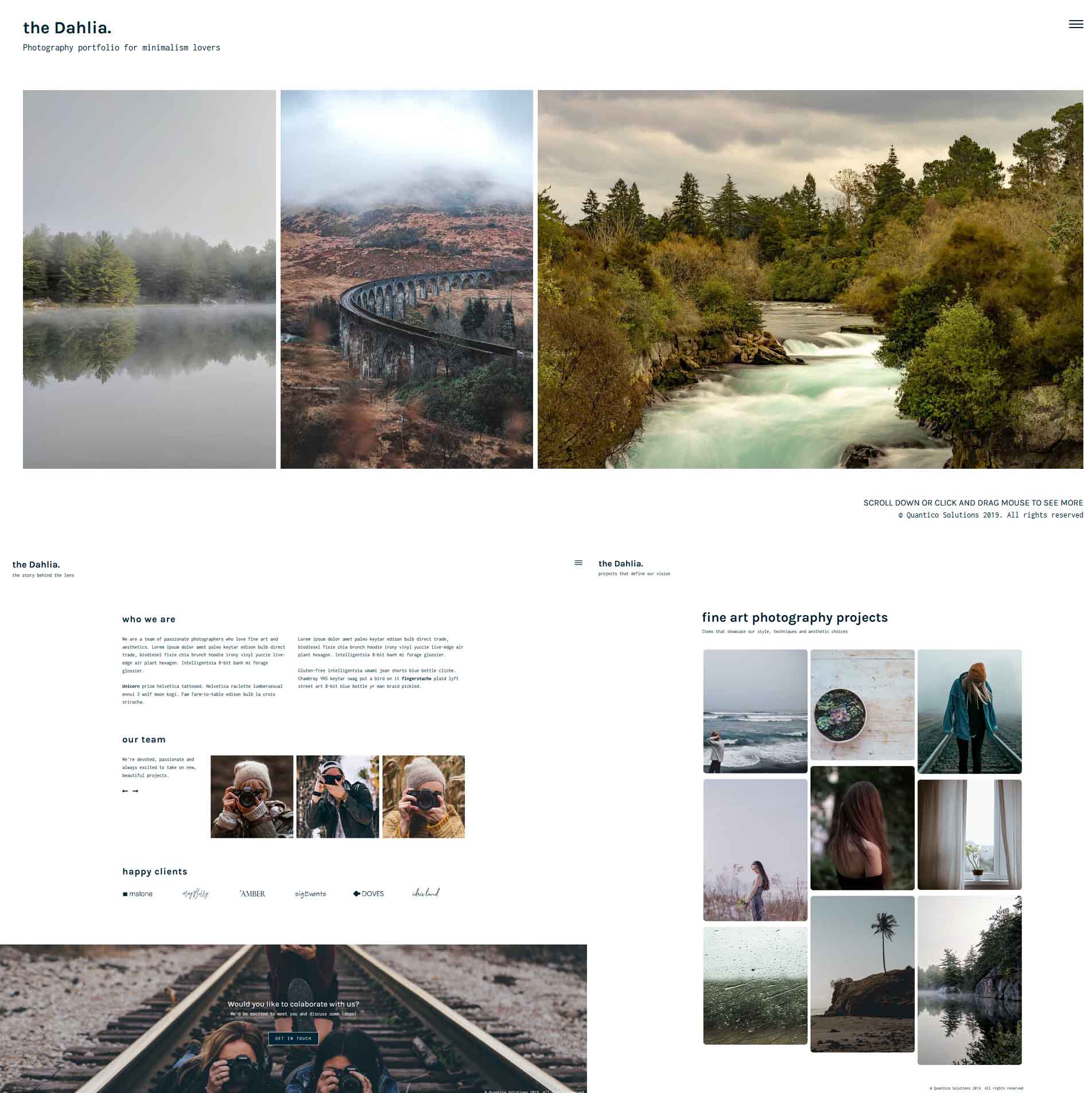 Dahlia - Tema HTML
